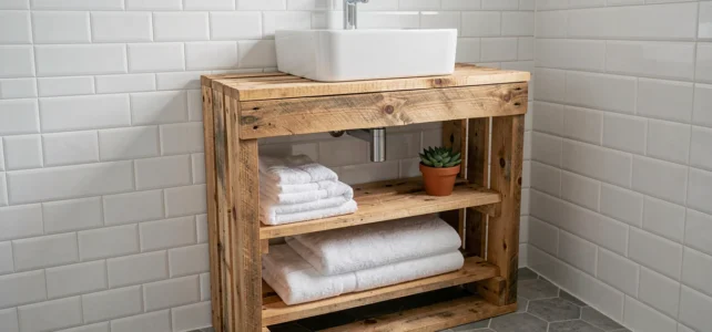 Astuces et étapes pour fabriquer un meuble salle de bain en palette soi-même Astuces et étapes pour fabriquer un meuble salle de bain en palette soi-même